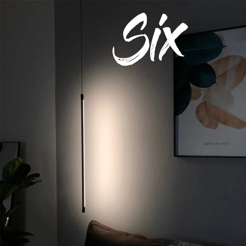 Axyaa Nordic LED Hanging Chandelier for Living Room Bedroom Floor Lamp