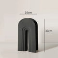 Axyaa Geometric Arch Bridge Ceramic Vase for Stylish Home Decor