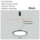 Axyaa Disc LED Pendant Lights Modern Stylish for Restaurant Bar Cafe Living Room