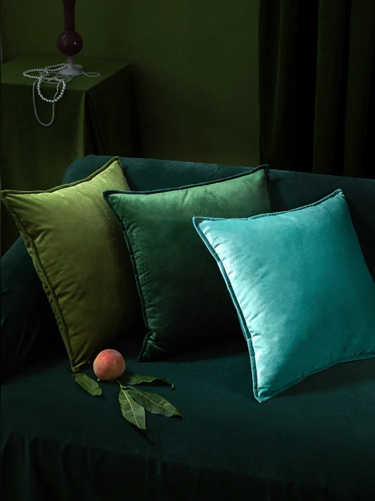 Velvet Nordic Cushion Cover for Sofa Living Room, 30x50cm - Axyaa