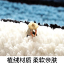 Axya Home Flocking Carpet Floor Mats - Bathroom Non-Slip Absorbent Foot Mats