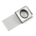 Axyaa Stainless Steel Onion Slicer Tomato Shredder Fruit Cutter Kitchen Gadget