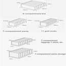 Axyaa Garment Storage System: Drawer Dividers for Clothing Organization