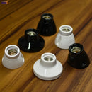 Axyaa Ceramic E27 Lamp Holder Base for Table Ceiling Lamp - Fitting Douille E27 Socket