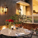 Axyaa Retro Black Outdoor Wall Lamp LED Sconces - Waterproof & Decorative