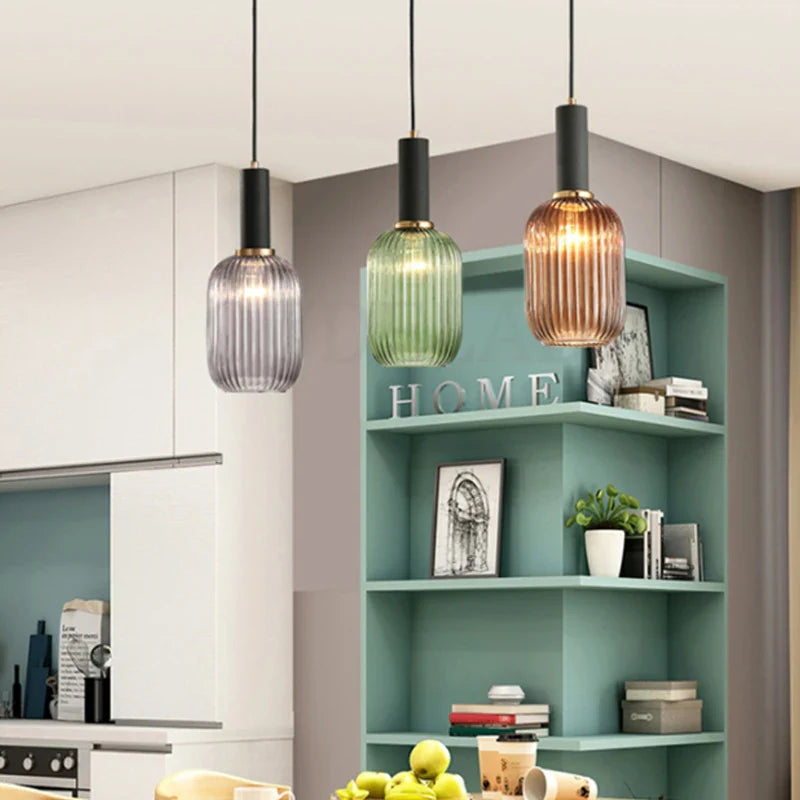 Axya Nordic Glass Pendant Lights for Dining Room, Bar, and Restaurant