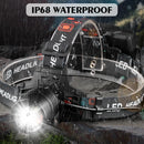 Axya XHP70 XHP50 LED Headlamp Zoomable Waterproof Headlight Zoomable Head Lamp