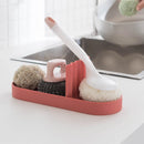 Axyaa Drain Storage Rack Sponge Soap Holder Bathroom Kitchen Organizer Shelf