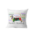 Axyaa Dachshund Dog Velvet Cushion Cover for Living Room Sofa - Home Decor Pillowcase
