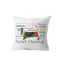 Axyaa Dachshund Dog Velvet Cushion Cover for Living Room Sofa - Home Decor Pillowcase
