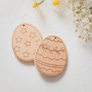 Axya Montessori Wooden Rattle & Bibs Set: Easter DIY Baby Toy & Milestone Education Gift