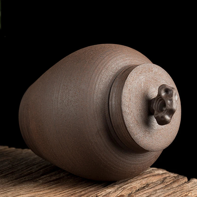 Axya Ceramic Tea Caddy: Stylish Storage Jar & Decorative Gift