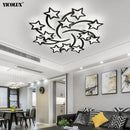 Axya LED Chandelier Lights Remote Control Modern Acrylic Home Lighting
