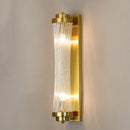 Axyaa Postmodern Crystal Wall Lamp: Minimalist Luxury LED Lights for Living Room, Bedroom, and Aisle
