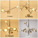 Axyaa Gold Trumpet Pendant Lamp Vintage Retro Horn Delightful Botti Lighting