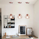 Axyaa Retro Iron Cage Pendant Chandelier for Restaurant Kitchen