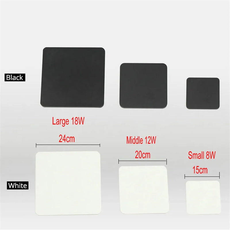 Axyaa Round & Square LED Wall Lamp for Home Decor and Lighting