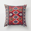 Axyaa Ethnic Style Short Plush Pillow Cover - Chinese Printing Sofa Cushion Cover