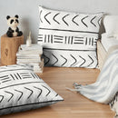 Axyaa Stripe Cushion Cover 45x45 Soft Pillow Cover for Living Room Sofa Nordic Home Decor