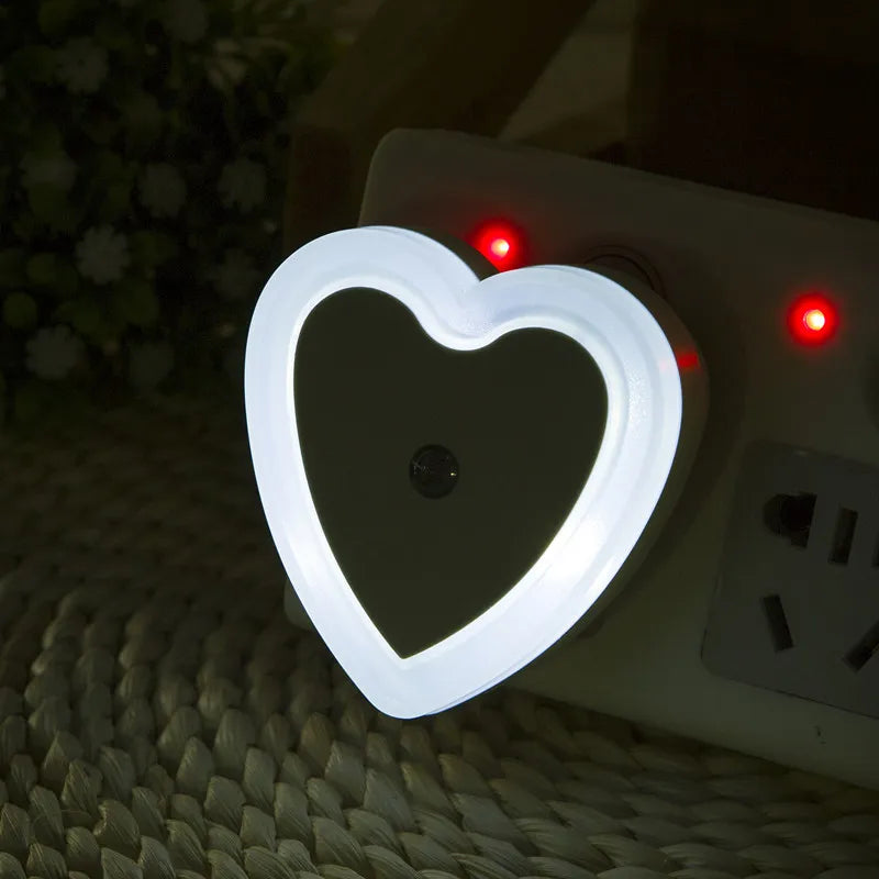 Axya Heart Night Light: Mini Wireless Sensor Lamp for Bedroom and Living Room