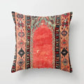 Axyaa Ethnic Style Short Plush Pillow Cover - Chinese Printing Sofa Cushion Cover