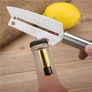 Axyaa 3-in-1 Potato Apple Peeler Knife Bottle Opener Kitchen Tools Essentials