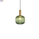 Axyaa Nordic Glass Pendant Light for Bedroom Dinning Living Room - Modern LED Hanglamp