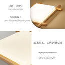 Axyaa Wood Flush Mount Ceiling Light for Living Room Bedroom
