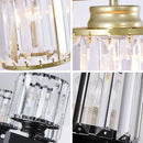 Axyaa Crystal Square Wall Lamp for Home Decor