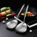 Axyaa Stainless Steel Colander Spoon Strainer Pasta Drainer French Fries Strainer