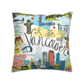 Axyaa Nordic Linen Graffiti Cushion Cover for Sofa Decoration