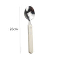 Axyaa Stainless Steel Ivory White Handle Cutlery Set for Home Dining