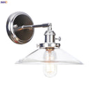 Axyaa Amber Glass Ball Wall Lights Modern LED Wall Lamp