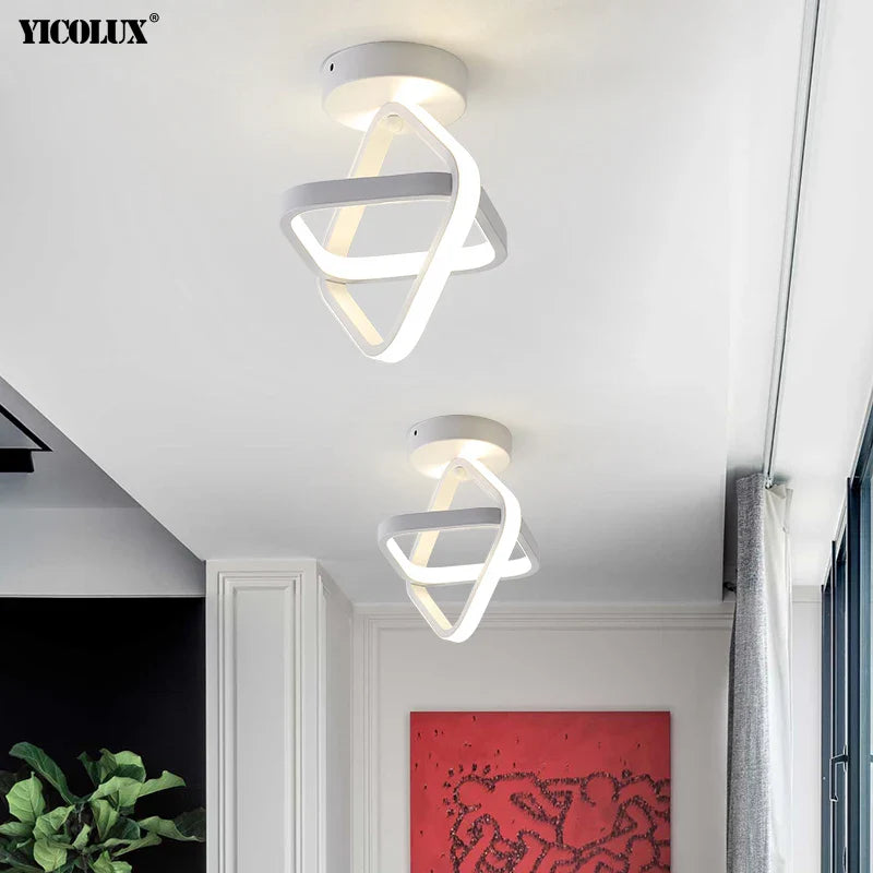 Axya Modern LED Ceiling Lights: Hall Entrance Balcony Lighting Solutions