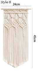 Axyaa Macrame Wall Hanging Tapestry: Boho Woven Home Decor for Living Room