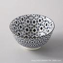 Axyaa Wind Ceramic Salad Bowl Set - Stylish Threaded Rice Bowls for Home