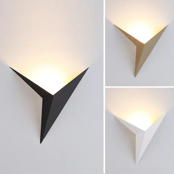 Axyaa Triangle LED Wall Lamps | Nordic Style Minimalist Lighting | 3W AC85-265V