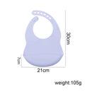 Axya Silicon Baby Bib Waterproof Cartoon Dinosaur Printgender Neutral