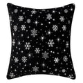 Axyaa Snowflake Flocked Cushion Cover 40x40 50x50
