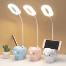 Axya LED Desk Lamp with Pen Holder and Adjustable Ring Night Light
