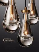 Axya Modern Crystal Pendant Light - Elegant, Minimalist Design for Home, Restaurant, Bar