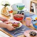 Axya Macaron 48-Piece Porcelain Dinnerware Set