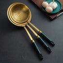 Axyaa Gold Colander Strainer Spoon - Kitchen Cooking Tool