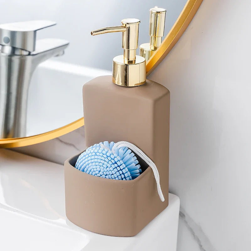Axya Ceramic Lotion Bottle for Household and Bathroom Dispensing