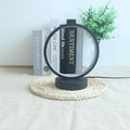 Axyaa Modern Black Ring Table Lamp LED Night Light