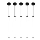 Axyaa Modern LED Kitchen Chandelier Bed Head Rope Chandelier Glass Lamp