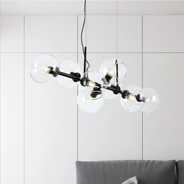 Contemporary Axya Glass Ball Pendant Lights for Dining Room Kitchen Home Decor