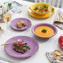 Axyaa BONITA Earthenware Dinnerware Set for 12 - 18 Piece