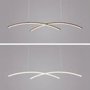 Axyaa Modern LED Chandelier Strip for Dining Room and Living Room