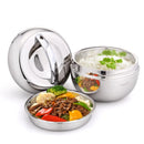Axyaa Double Wall Vacuum Thermal Lunch Box: Stainless Steel, Insulated, Bento Container